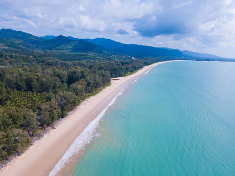beautiful beach at Khao Lak beach in Phang-nga