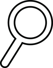 search vector icon illustration on white background..eps