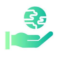 Environmentalism gradient icon