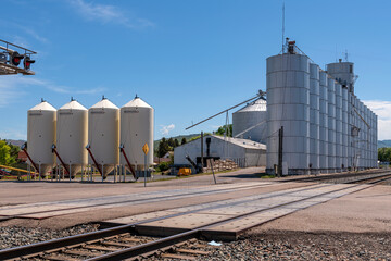 Grain elevators and storage facility Idaho state;