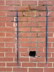 Brick Wall Texture with Graffiti 