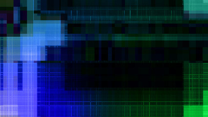 Abstract glitch art background image.
