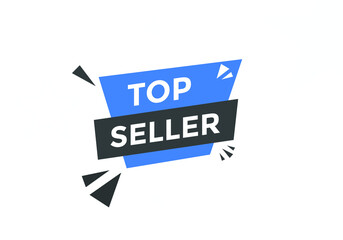 Top seller sign icon label. Social media banner template