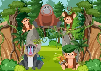 Wild animals in the forest © blueringmedia