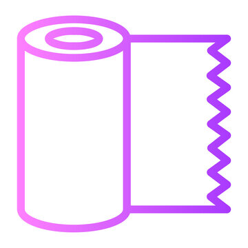 Plastic Wrap Gradient Icon