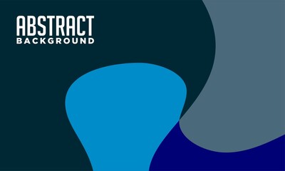 Abstract liquid and curvy geometric summer background for banner.