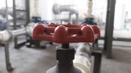 Valve and pipe line for hot water circulation.