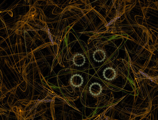 Imaginatory fractal abstract background Image