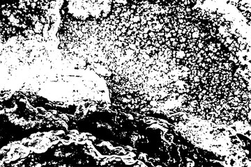 Naklejka premium Black and white Cement wall texture. EPS 10.
