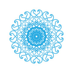 Mandala ornament outline doodle hand-drawn illustration. Vector henna tattoo style, can be used for textile, coloring books,
phone case print, greeting cards






