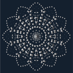 Mandala ornament outline doodle hand-drawn illustration. Vector henna tattoo style, can be used for textile, coloring books,
phone case print, greeting cards

