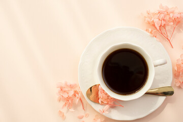 그림자와 커피 감성사진