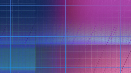Abstract glitch art grid background image.