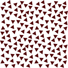 Abstract background with several small red triangles laid out in a striped pattern.