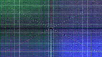 Abstract glitch art grid background image.