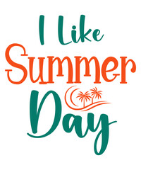 Obraz premium Summer Svg Bundle, typography design, Summer Svg, Beach Svg, Happy Summer Day svg,
