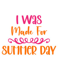 Fototapeta premium Summer Svg Bundle, typography design, Summer Svg, Beach Svg, Happy Summer Day svg,