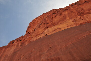 Rocks in the sky background