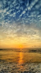 sunrise over the sea
