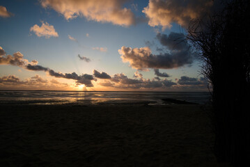 Sonnenuntergang an der Nordsee