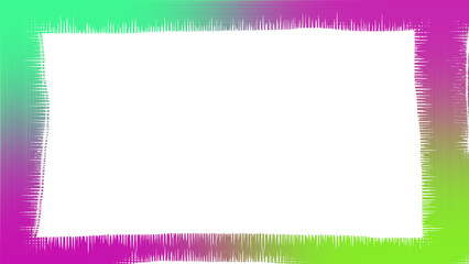 Abstract neon grunge border background image.