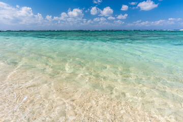 Incredible turquoise crystal clear sea.