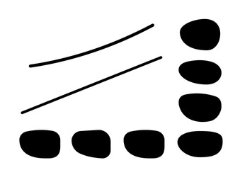 Pirate eye patch creator set vector illustration. Corsair simple eyepatch collection flat design isolated on white background.