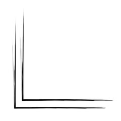 Border corner vintage vector