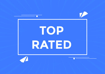 Obraz premium top rated web template. Social media banner template 