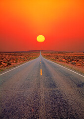 まっすぐな道路