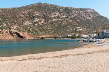 Beach at Apollonas village, Naxos