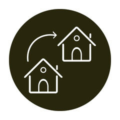property, Exchange,  rent apartment icon