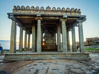Fototapeta premium Sasivekalu Ganesha Temple in Hampi