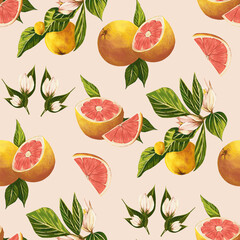 classic, nostalgic botanical seamless repeat pattern designs that would be perfect for home decor, upholstery, wallpaper or apparel.	
