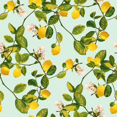 classic, nostalgic botanical seamless repeat pattern designs that would be perfect for home decor, upholstery, wallpaper or apparel.	
