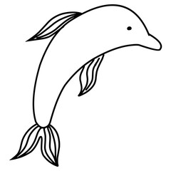 Cute dolphin Illustration