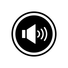 Speaker Sound Icon Vector.