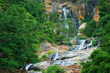Ravana Falls, Rawana Falls, Rawana Ella, Ravana Ella Wildlife Sanctuary, Badulla, Bandarawela, Sri...