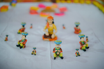indian wedding decoration. "selective focus" " shallow depth of field" "follow focus" or " blur.