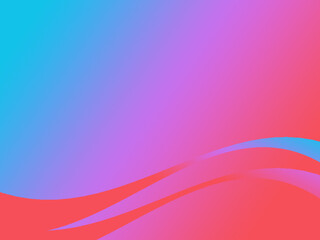 red and blue abstract background with waves