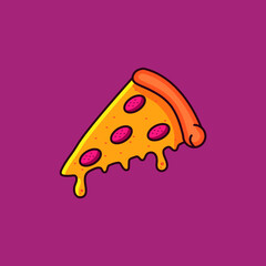 illustration of pizza