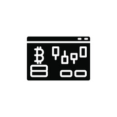 Cryptocurrency icon isolated on white background