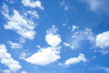 Blue sky with clouds can be use as background 