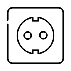 Fototapeta premium Isolated Electricity Line SVG Free Vector Graphic