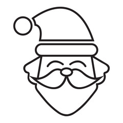 Isolated Christmas Line SVG Free Vector Graphic