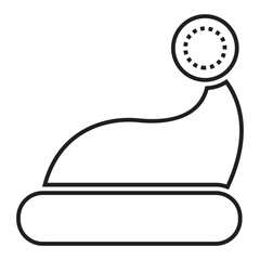 Isolated Christmas Line SVG Free Vector Graphic