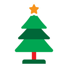 Fototapeta premium Isolated Christmas Icons SVG Free Vector Graphic