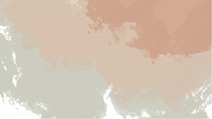 Earth tone watercolor background for your design, watercolor background concept, vector.