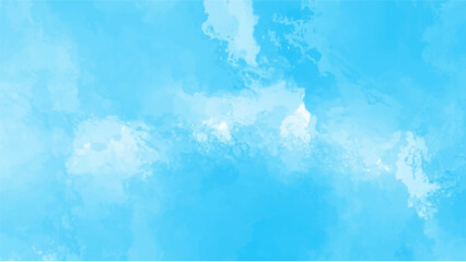 Blue watercolor background for your design, watercolor background concept, vector.