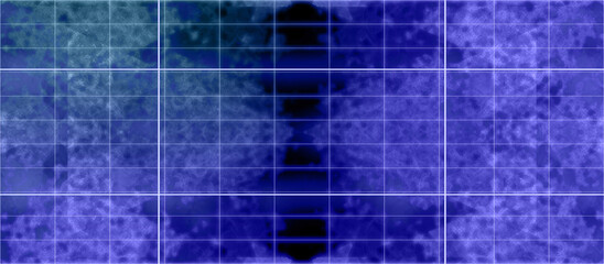 Abstract neon kaleidoscope pattern grid background image.